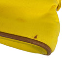 Hermes Pouch Yellow Brown Leather — view 7