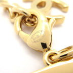 Chanel Necklace CC Logo Leather Gold Black Triple Strand — view 5