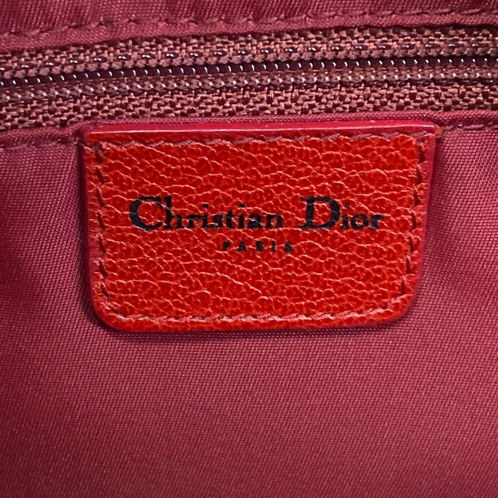 Dior Shoulder Bag Rasta Dark Brown Beige Multi Leather — view 8