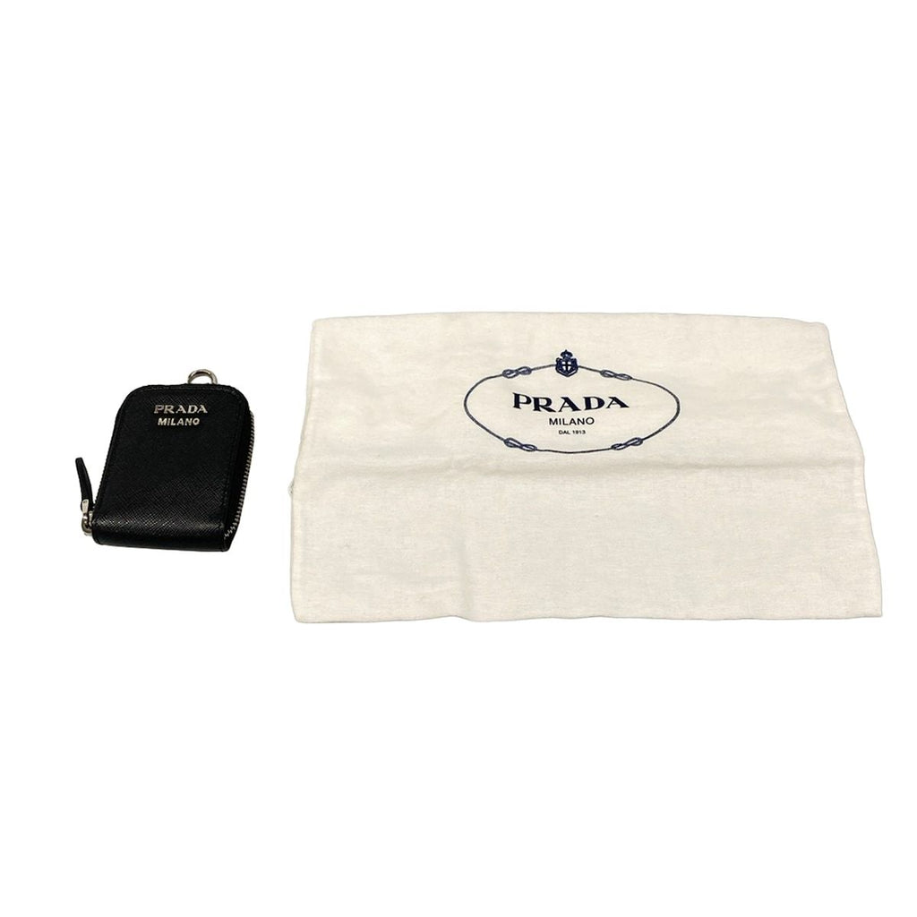 Prada Shoulder Bag Black Leather — view 8