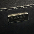 Prada Shoulder Bag Black Leather — view 9