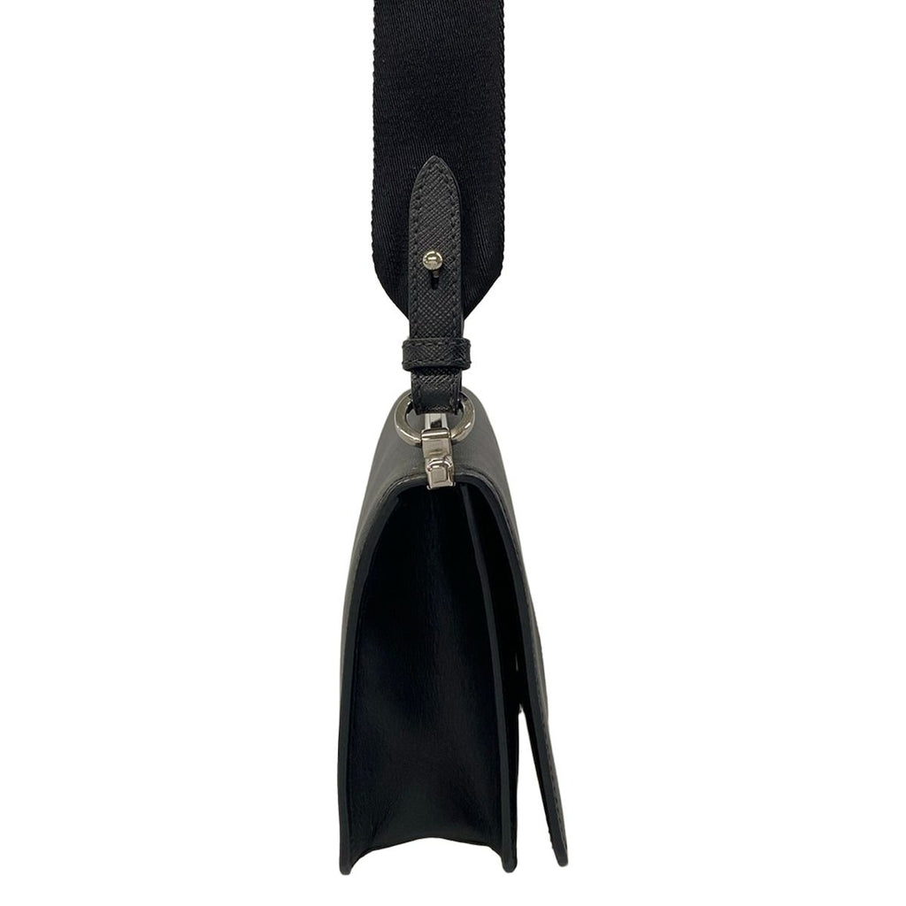 Prada Shoulder Bag Black Leather — view 2