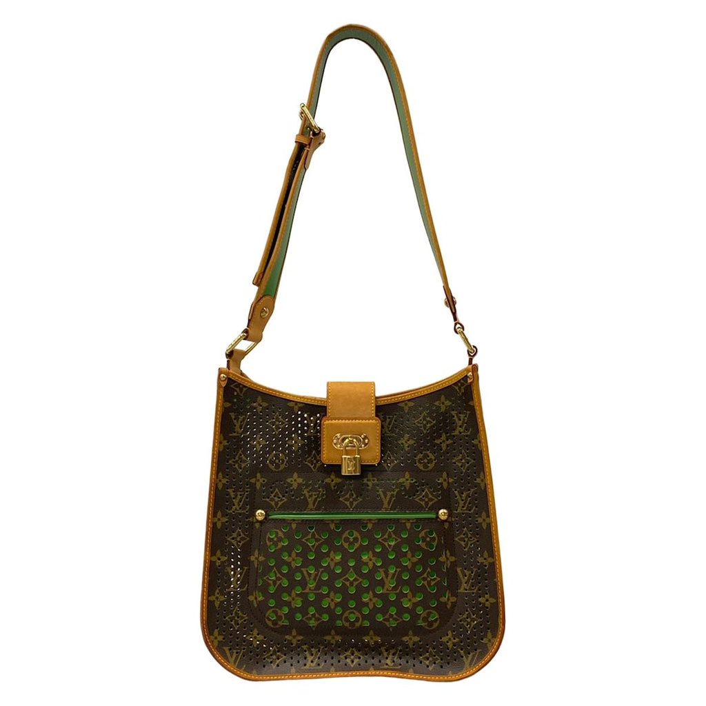 Louis Vuitton Shoulder Bag Monogram Perfo Musette Vert