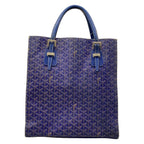 Goyard Tote Komol GM Blue Ivory Multi Markage Initial Leather — view 3