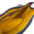 Goyard Tote Komol GM Blue Ivory Multi Markage Initial Leather — view 7