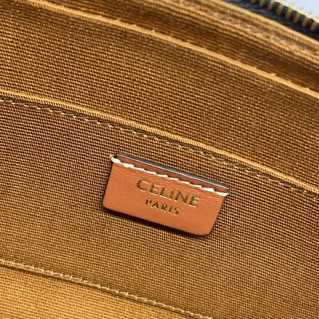 Celine Handbag Cuill Triomphe Mini Camera Tan — view 9