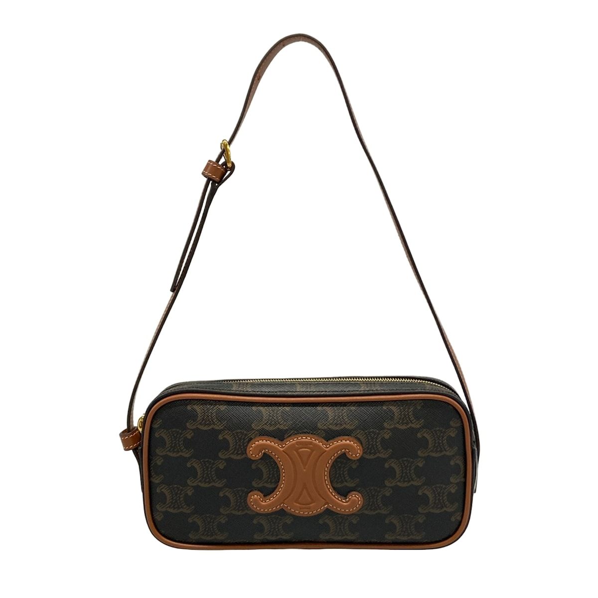 Celine Handbag Cuill Triomphe Mini Camera Tan