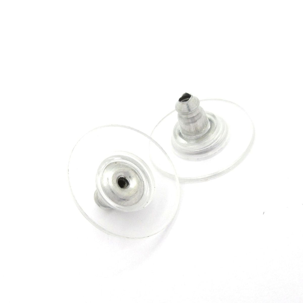 Chanel Earrings CC Logo Silver — view 6