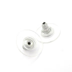 Chanel Earrings CC Logo Silver — view 6
