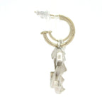Chanel Earrings CC Logo Silver — view 2