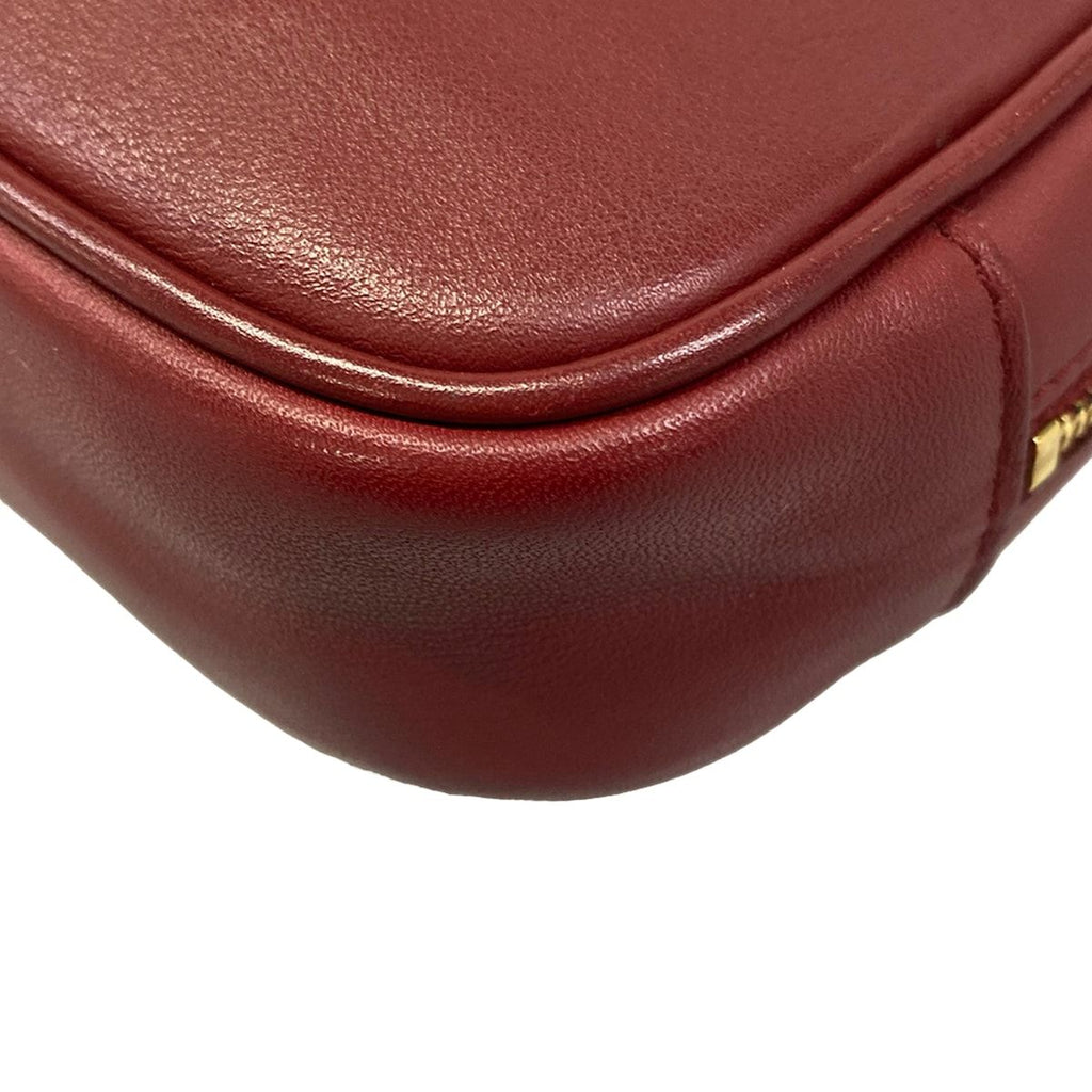 Saint Laurent Paris Shoulder Bag Blogger Bordeaux Tassel — view 6
