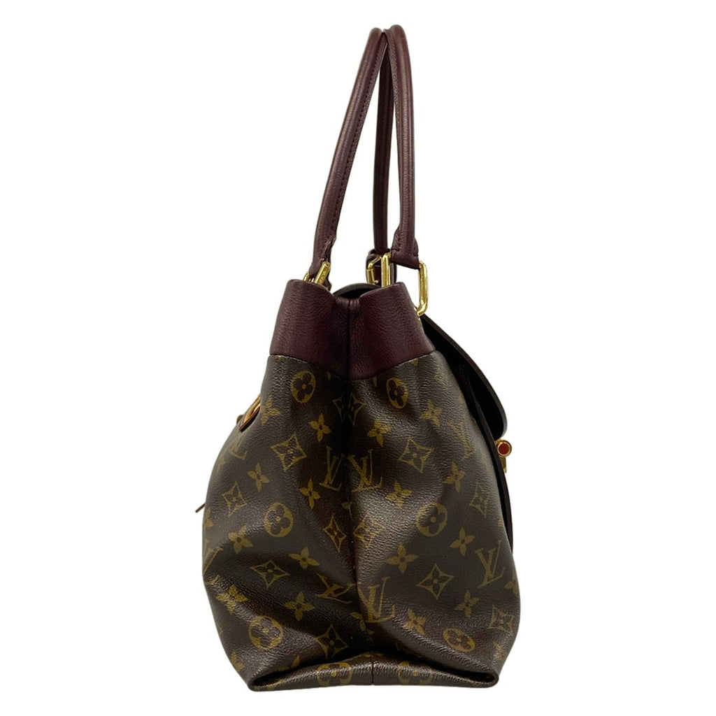 Louis Vuitton Handbag Monogram Olympe Bordeaux Leather — view 2