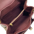 Louis Vuitton Handbag Monogram Olympe Bordeaux Leather — view 7