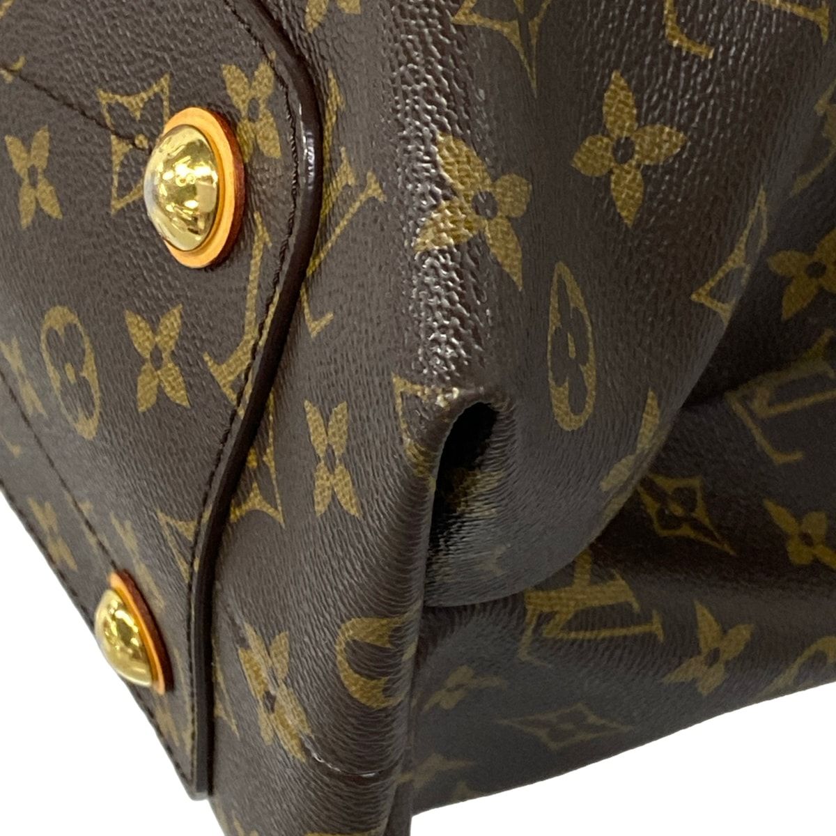 Louis Vuitton Handbag Monogram Olympe Bordeaux Leather — view 6