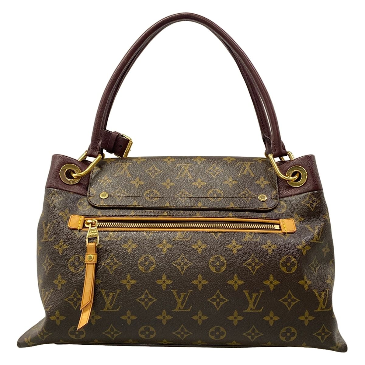 Louis Vuitton Handbag Monogram Olympe Bordeaux Leather — view 3