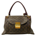 Louis Vuitton Handbag Monogram Olympe Bordeaux Leather