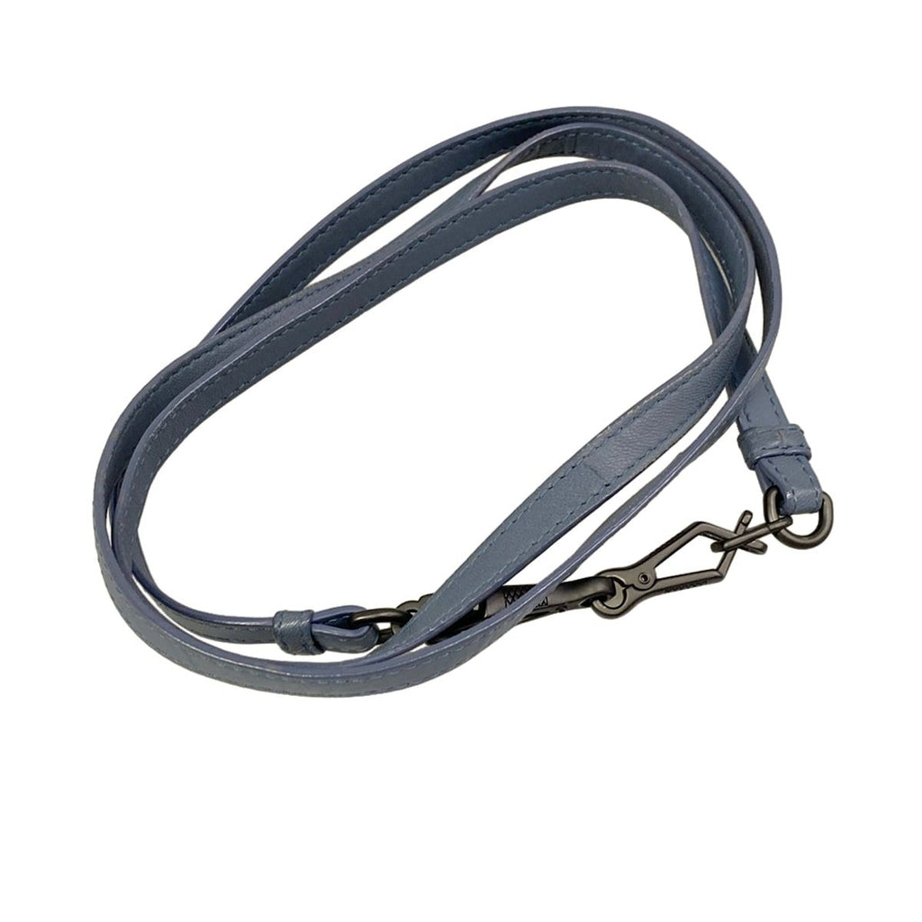 Bottega Veneta Handbag Intrecciato Blue Gray Leather — view 8