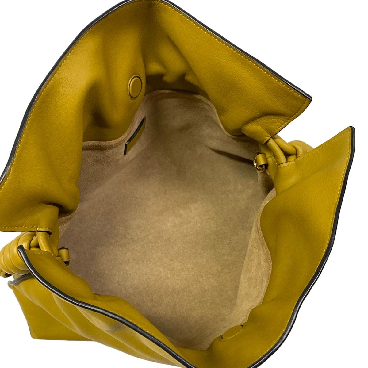 Loewe Clutch Flamenco Light Brown Drawstring — view 7