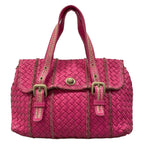 Bottega Veneta Handbag Intrecciato Pink Leather