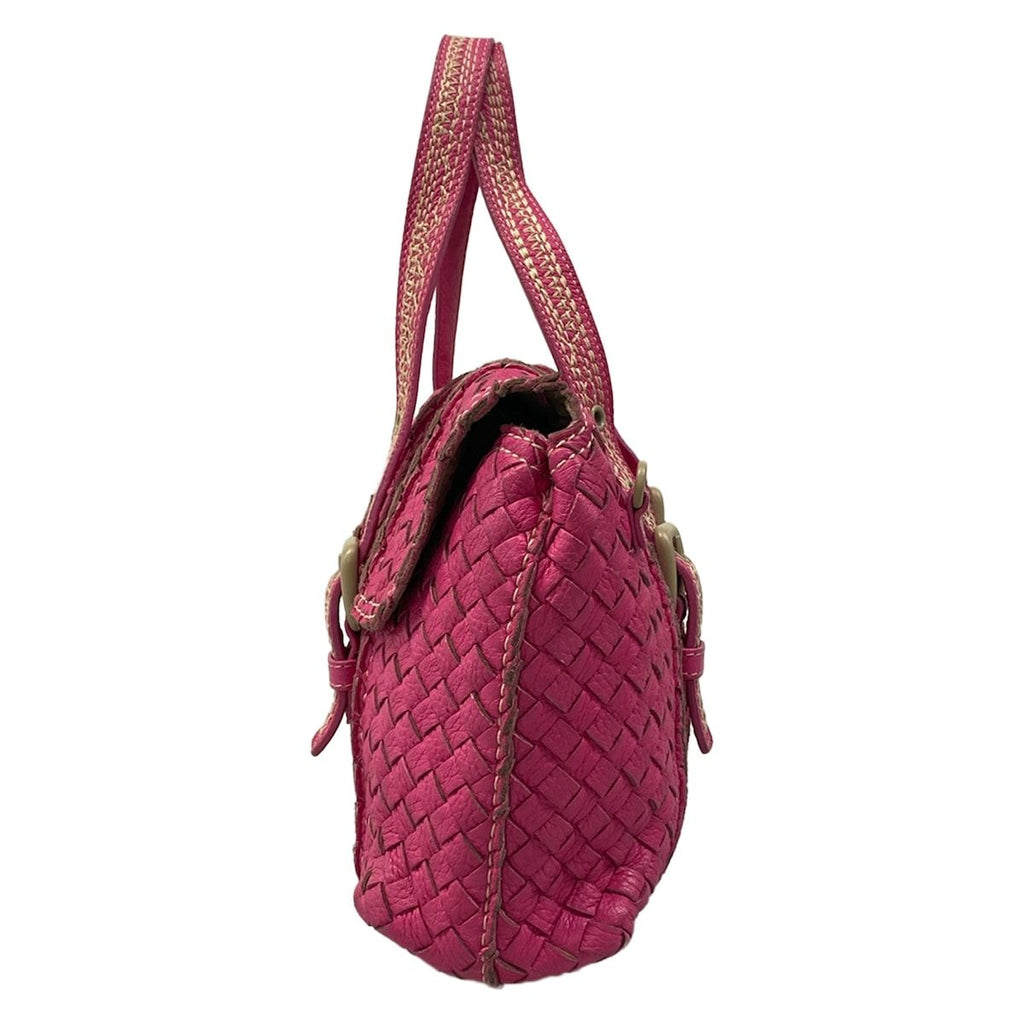 Bottega Veneta Handbag Intrecciato Pink Leather — view 4