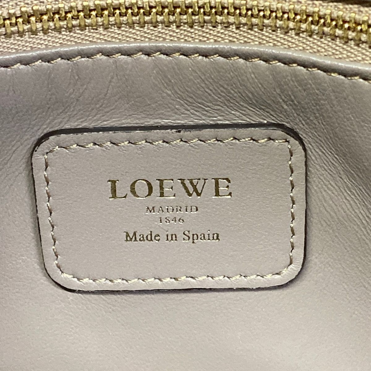 Loewe Handbag Amazona 23 Beige Leather — view 9