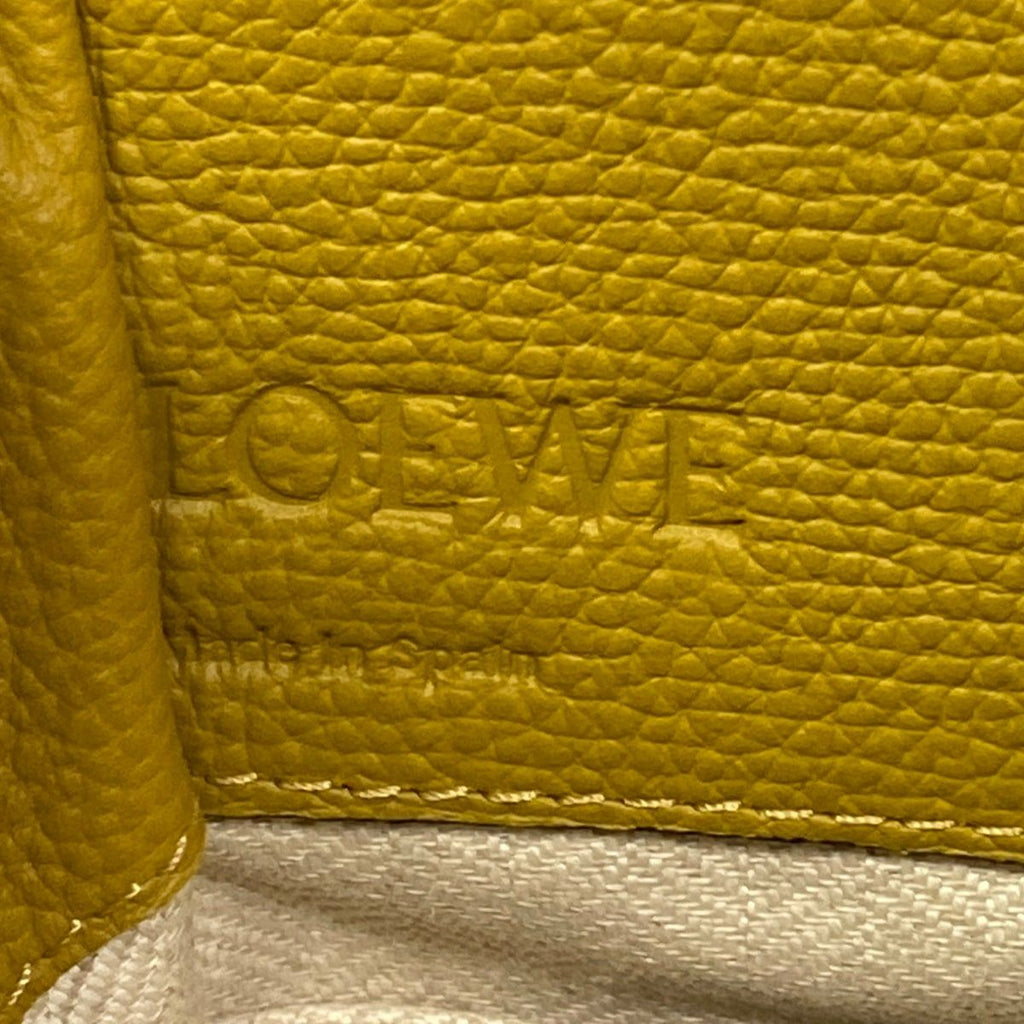Loewe Handbag Hammock Drawstring Bag Mini Dark Yellow — view 8