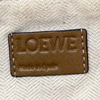 Loewe Handbag Puzzle Bag Beige Dark Brown Leather — view 9