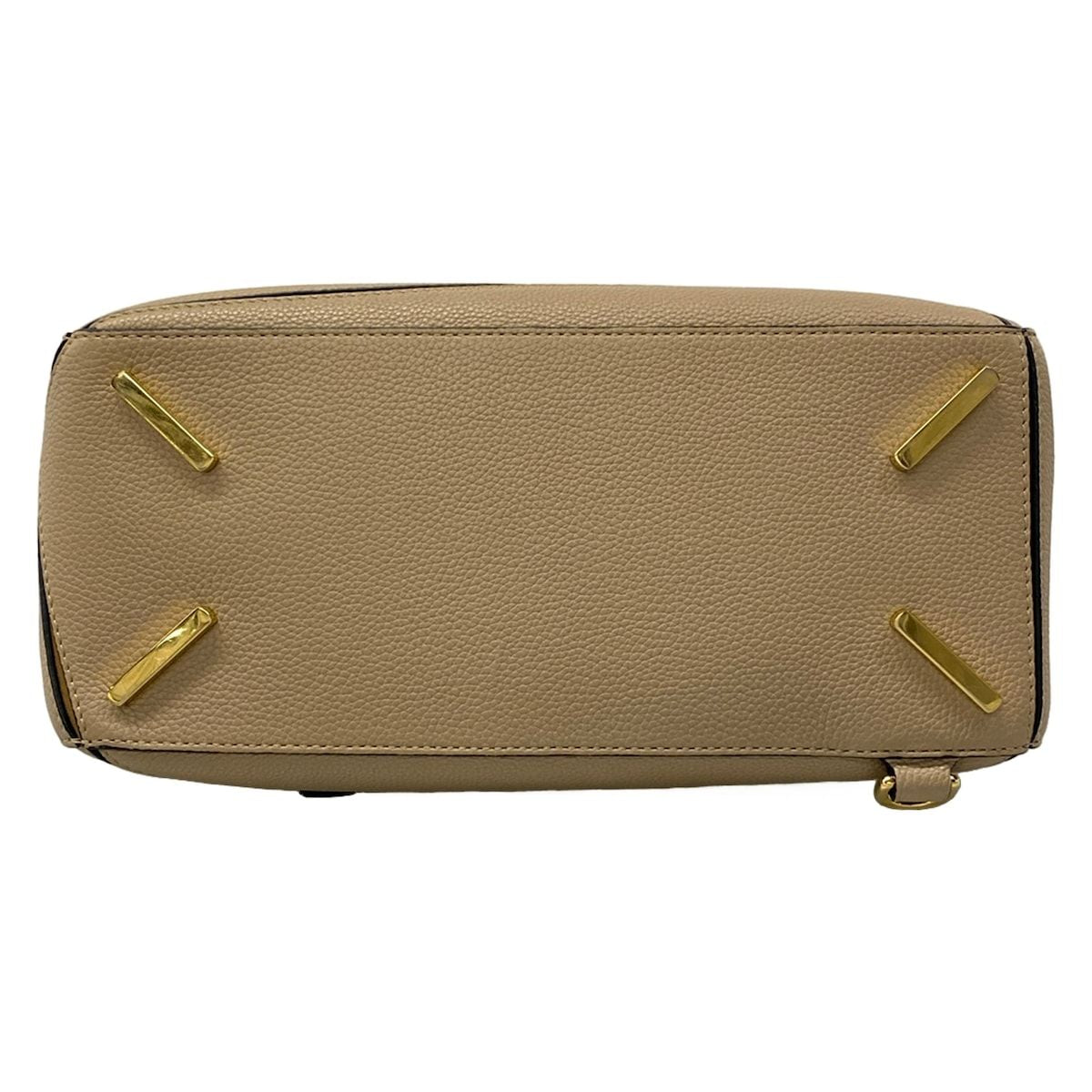 Loewe Handbag Puzzle Bag Beige Dark Brown Leather — view 5