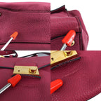 Prada Vitello Daino Leather 2-Way Shoulder Bag Pink — view 8