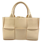 Bottega Veneta Tote Mini the Arco Pink Beige Leather