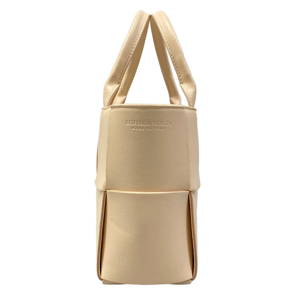 Bottega Veneta Tote Mini the Arco Pink Beige Leather — view 2