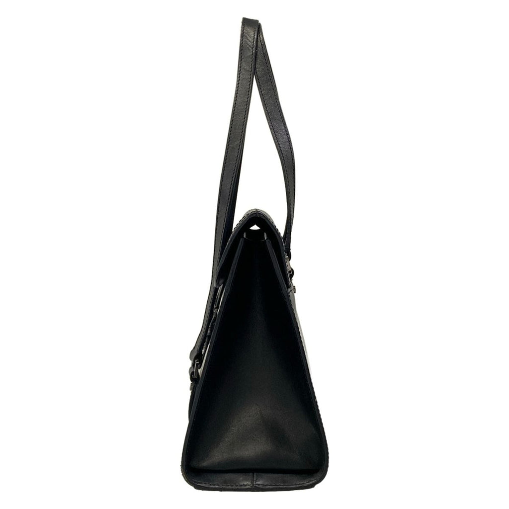 Dior Saddle Bag Black Leather — view 4