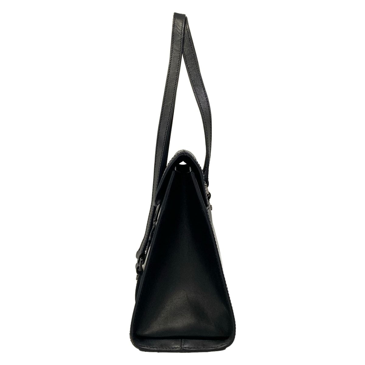 Dior Saddle Bag Black Leather — view 4
