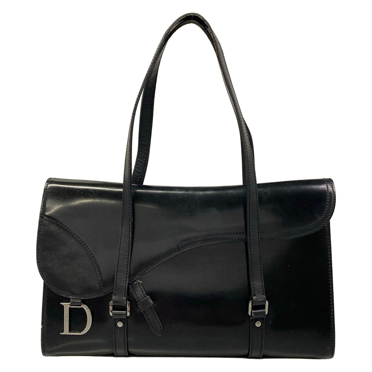 Dior Saddle Bag Black Leather