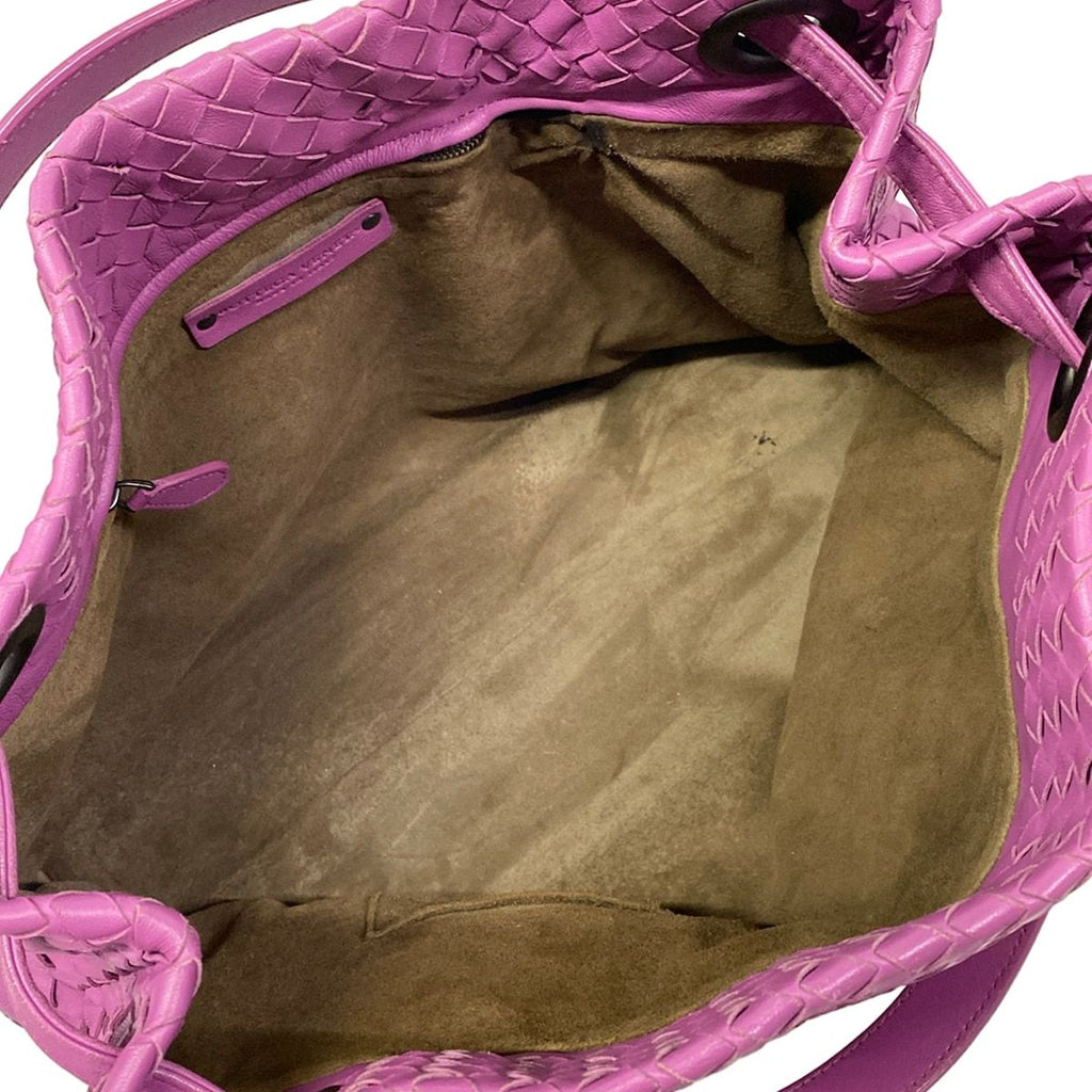 Bottega Veneta Handbag Garda Bag Purple Leather — view 7
