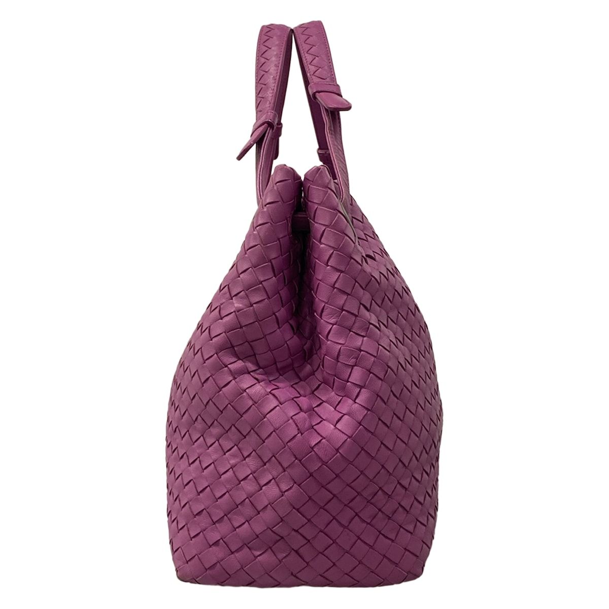 Bottega Veneta Handbag Garda Bag Purple Leather — view 4