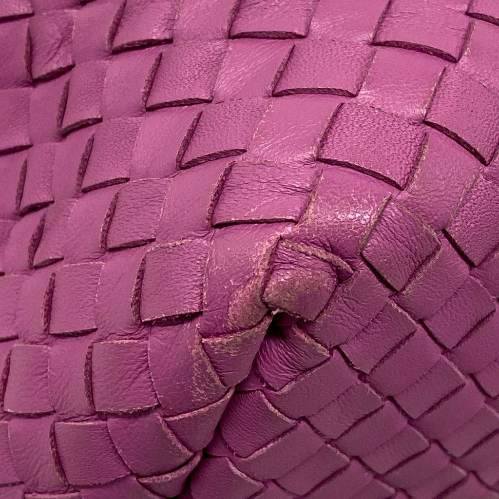 Bottega Veneta Handbag Garda Bag Purple Leather — view 6