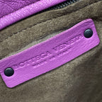 Bottega Veneta Handbag Garda Bag Purple Leather — view 8