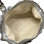 Gucci Handbag Sookie Guccissima Line Silver Leather — view 7