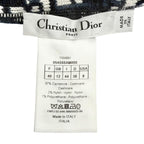 Dior Cashmere 97% Oblique Logo Reversible Long Sleeve Knit Navy 44 Sweater — view 8