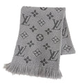 Louis Vuitton Echarpe Logo Mania Wool Silk Gripe Loulou Monogram Scarf