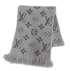 Louis Vuitton Echarpe Logo Mania Wool Silk Gripe Loulou Monogram Scarf