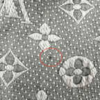 Louis Vuitton Echarpe Logo Mania Wool Silk Gripe Loulou Monogram Scarf — view 8