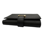 Hermes Bearn Combination Compact Wallet Veau Epsom Gold Trifold Black — view 5