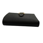 Hermes Bearn Combination Compact Wallet Veau Epsom Gold Trifold Black — view 4