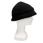 Celine Cashmere Triomphe Knit Hat Bucket Hat Black TU — view 4