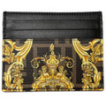 Fendi Fendace Zucca Baroque Pattern Leather Card Case