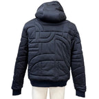 Hermes Wool Silk Maillon Quilted Jacket Navy — view 4