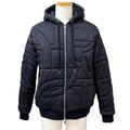 Hermes Wool Silk Maillon Quilted Jacket Navy