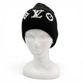 Louis Vuitton LV Head Line Wool Beanie Hat Knit Cap Black